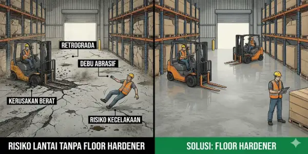 Risiko Lantai Gudang Tanpa Floor Hardener